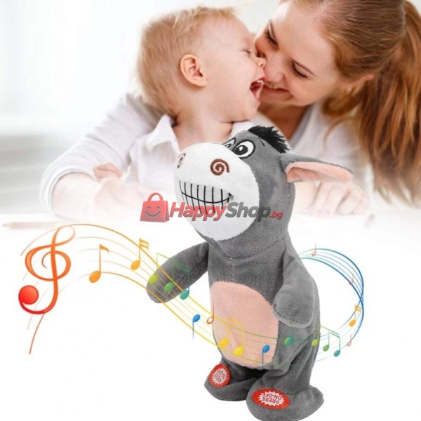 Музикална играчка говорещо магаре